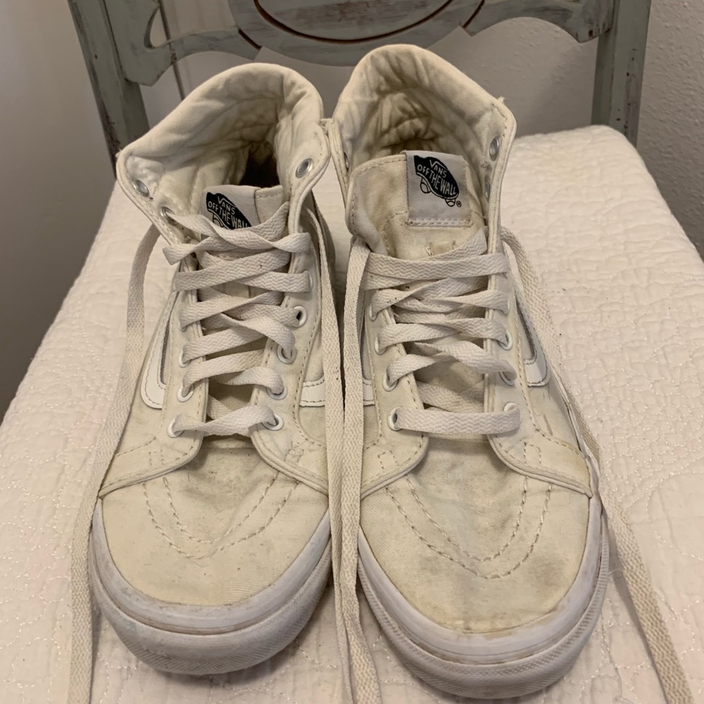 Women’s High Top White Vans